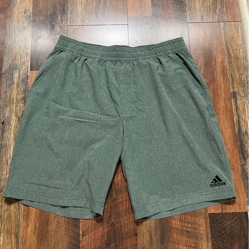 Adidas Men's Olive Athletic Shorts